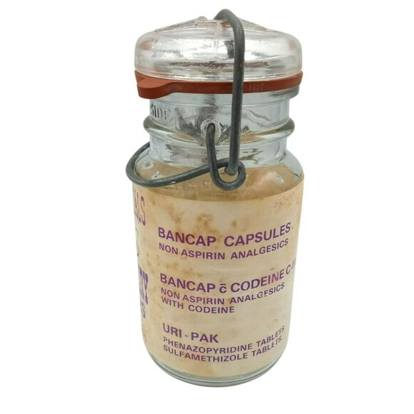 Glass Jar Mother ONeals Wild Huckleberry Preserves Wire Clamp Lid Vintage 11 Oz - Picture 8 of 14